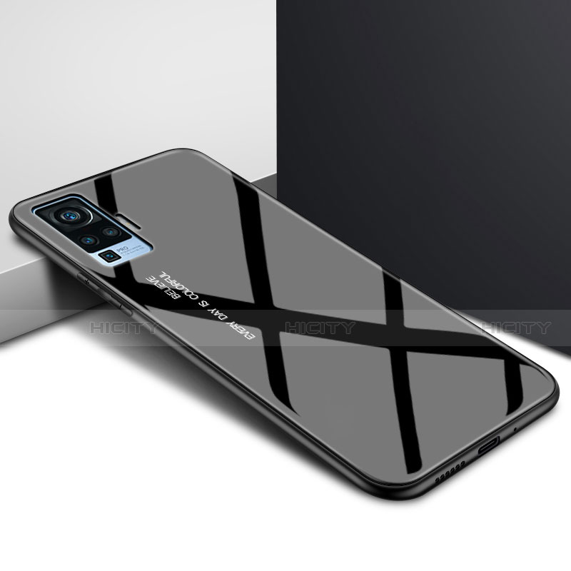 Custodia Silicone Specchio Laterale Cover per Vivo X51 5G