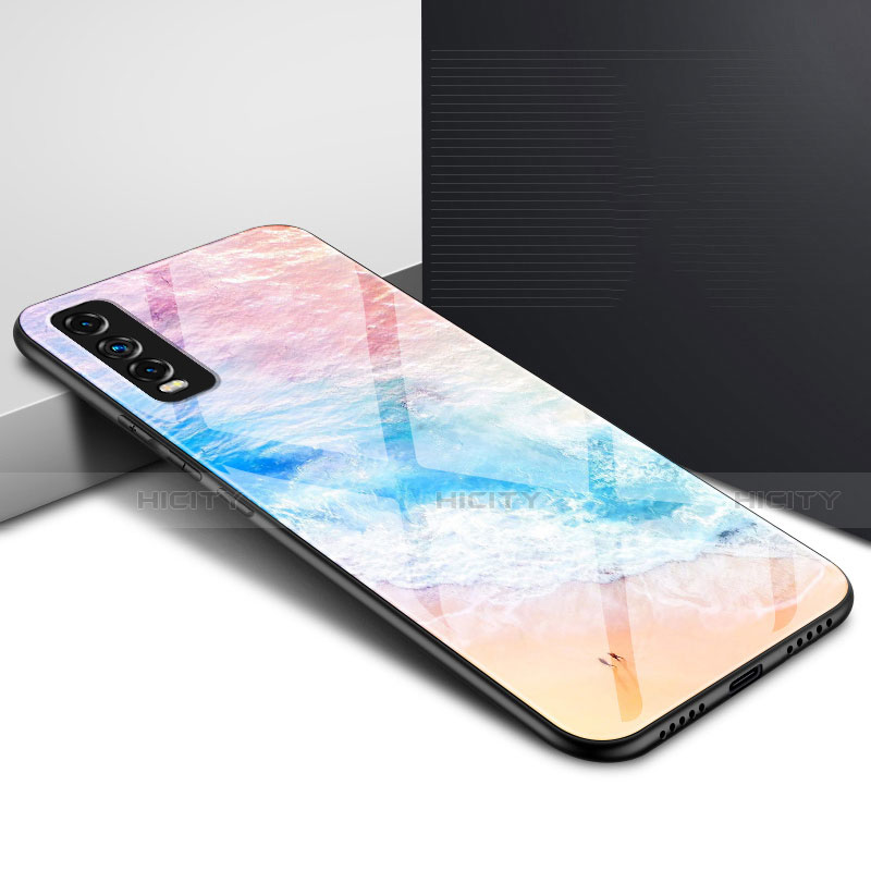 Custodia Silicone Specchio Laterale Cover per Vivo Y11s Colorato