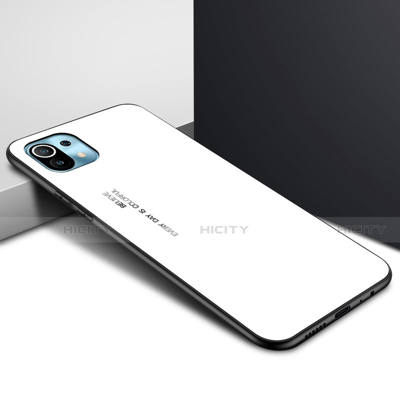 Custodia Silicone Specchio Laterale Cover per Xiaomi Mi 11 Lite 4G