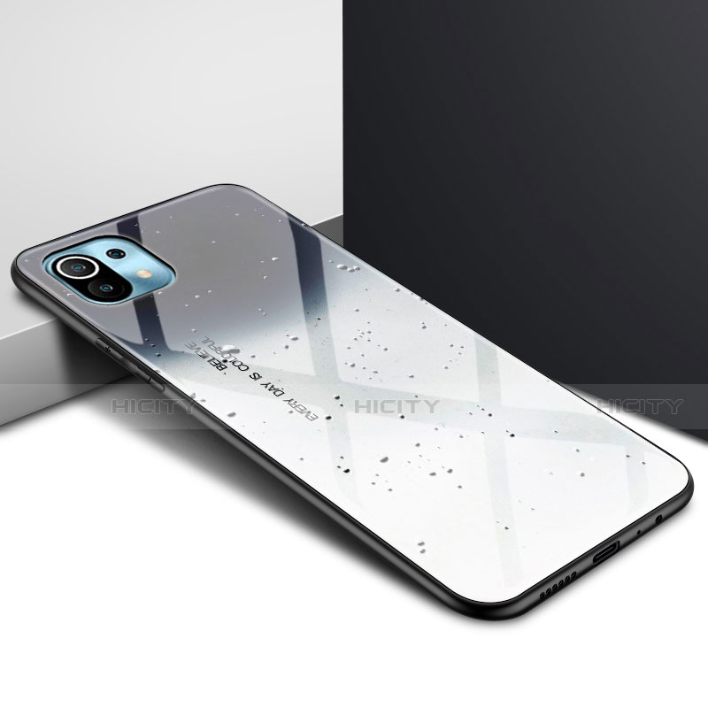 Custodia Silicone Specchio Laterale Cover per Xiaomi Mi 11 Lite 5G