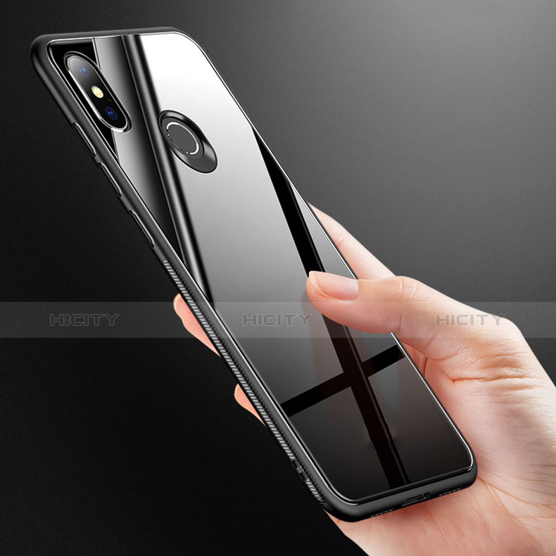 Custodia Silicone Specchio Laterale Cover per Xiaomi Mi 8