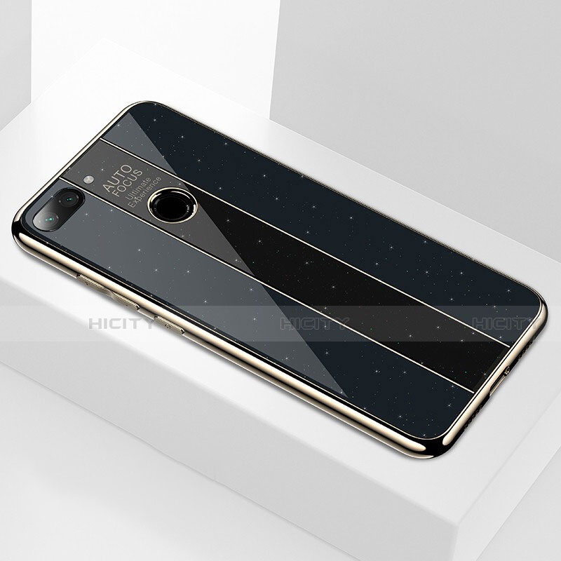 Custodia Silicone Specchio Laterale Cover per Xiaomi Mi 8 Lite Nero