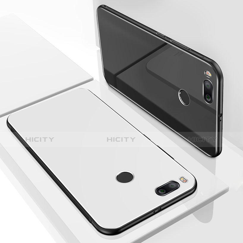 Custodia Silicone Specchio Laterale Cover per Xiaomi Mi A1