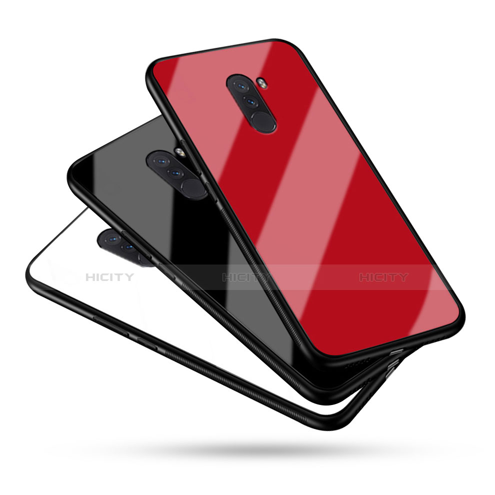 Custodia Silicone Specchio Laterale Cover per Xiaomi Pocophone F1