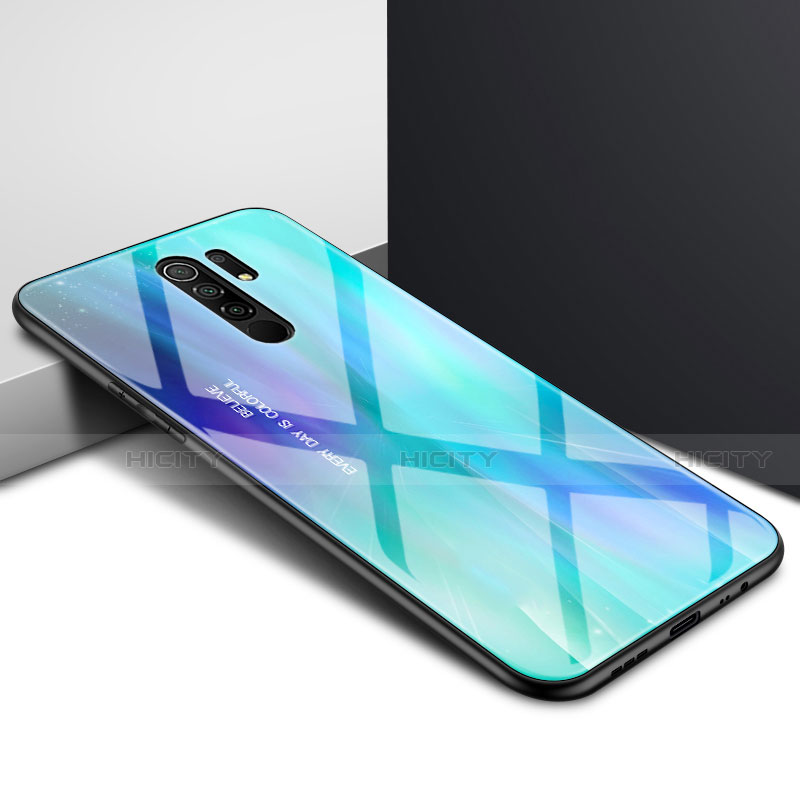 Custodia Silicone Specchio Laterale Cover per Xiaomi Redmi 9