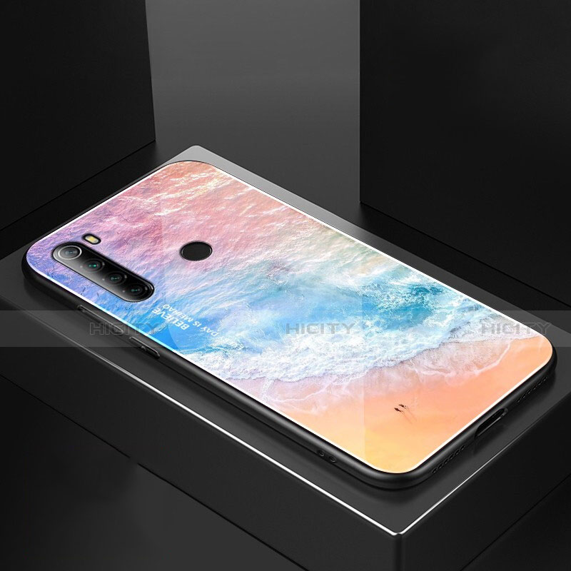Custodia Silicone Specchio Laterale Cover per Xiaomi Redmi Note 8 (2021)