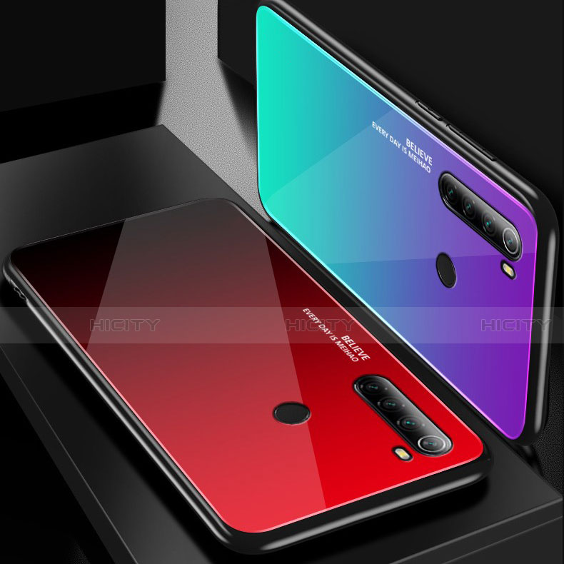 Custodia Silicone Specchio Laterale Cover per Xiaomi Redmi Note 8 (2021)