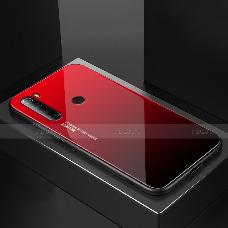 Custodia Silicone Specchio Laterale Cover per Xiaomi Redmi Note 8 (2021)