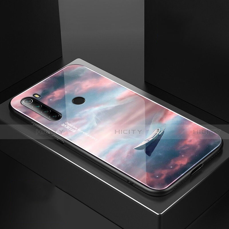 Custodia Silicone Specchio Laterale Cover per Xiaomi Redmi Note 8 Multicolore