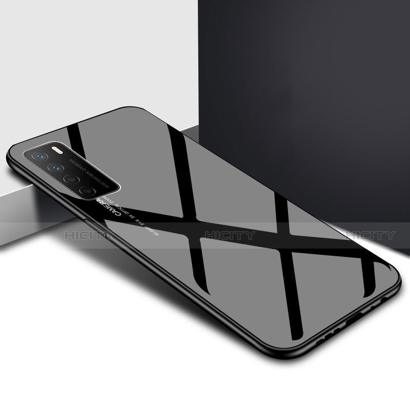 Custodia Silicone Specchio Laterale Cover T01 per Huawei Honor Play4 5G