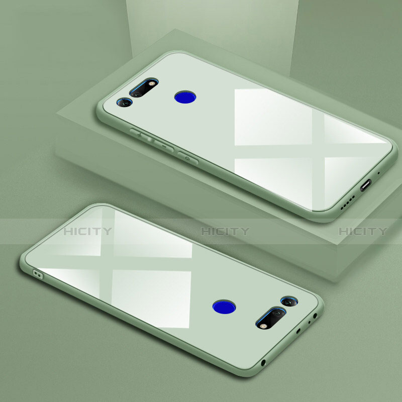 Custodia Silicone Specchio Laterale Cover T01 per Huawei Honor V20