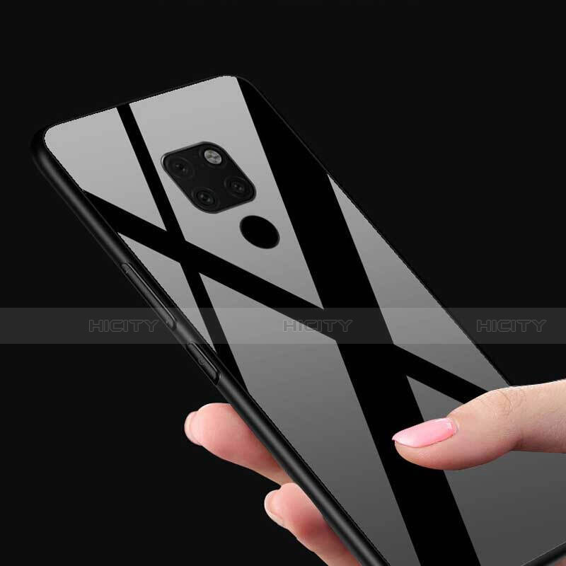 Custodia Silicone Specchio Laterale Cover T01 per Huawei Mate 20 X 5G