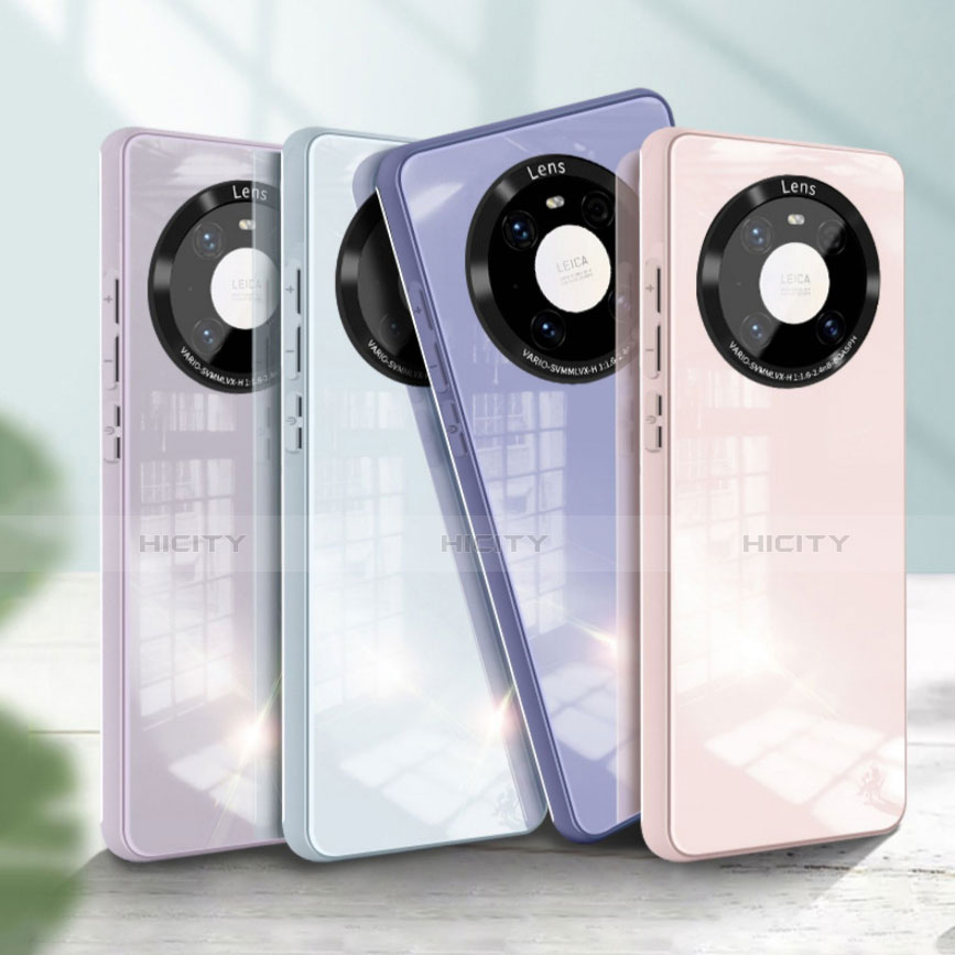 Custodia Silicone Specchio Laterale Cover T01 per Huawei Mate 40 Pro