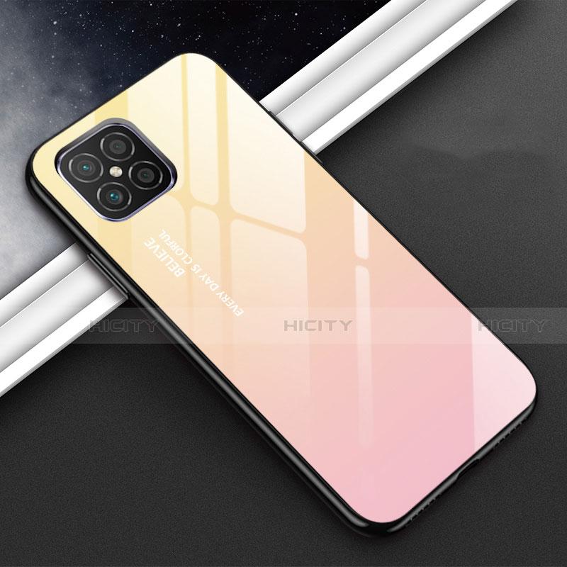 Custodia Silicone Specchio Laterale Cover T01 per Huawei Nova 8 SE 5G