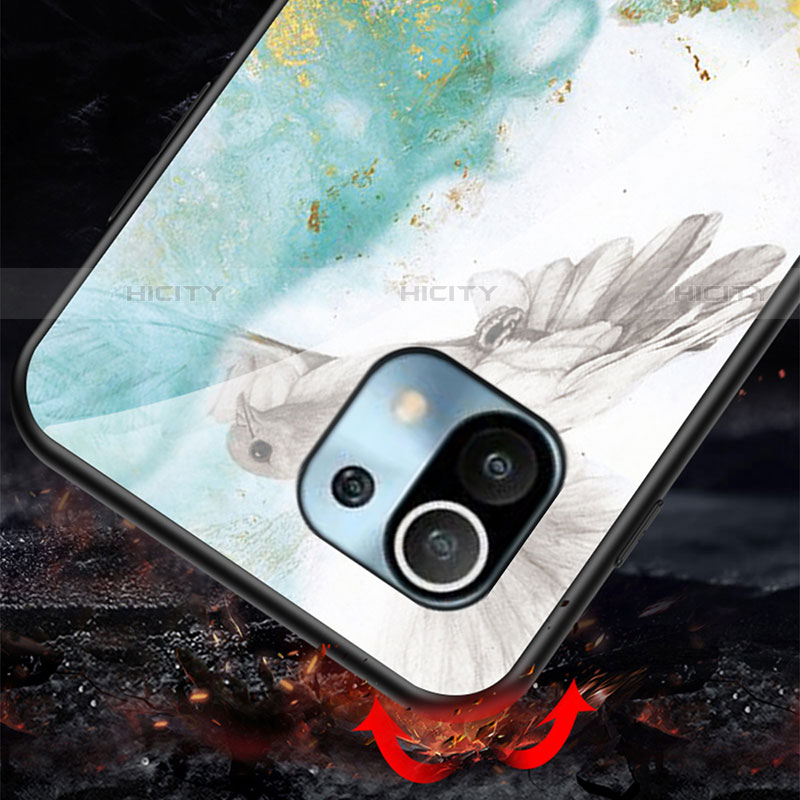 Custodia Silicone Specchio Laterale Cover T01 per Xiaomi Mi 11 Lite 4G
