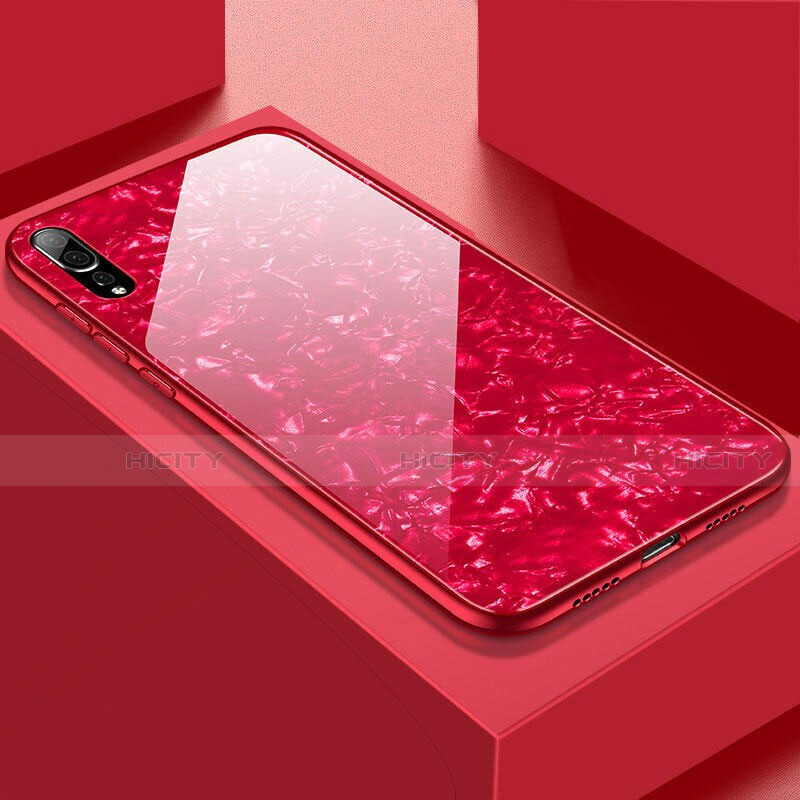 Custodia Silicone Specchio Laterale Cover T02 per Huawei P20 Pro