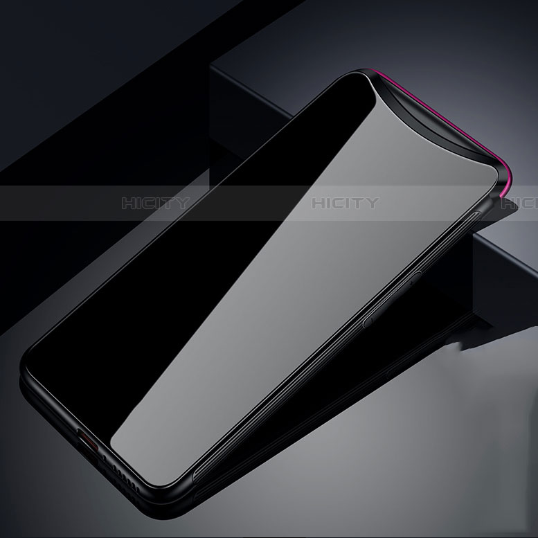 Custodia Silicone Specchio Laterale Cover T02 per Oppo Find X