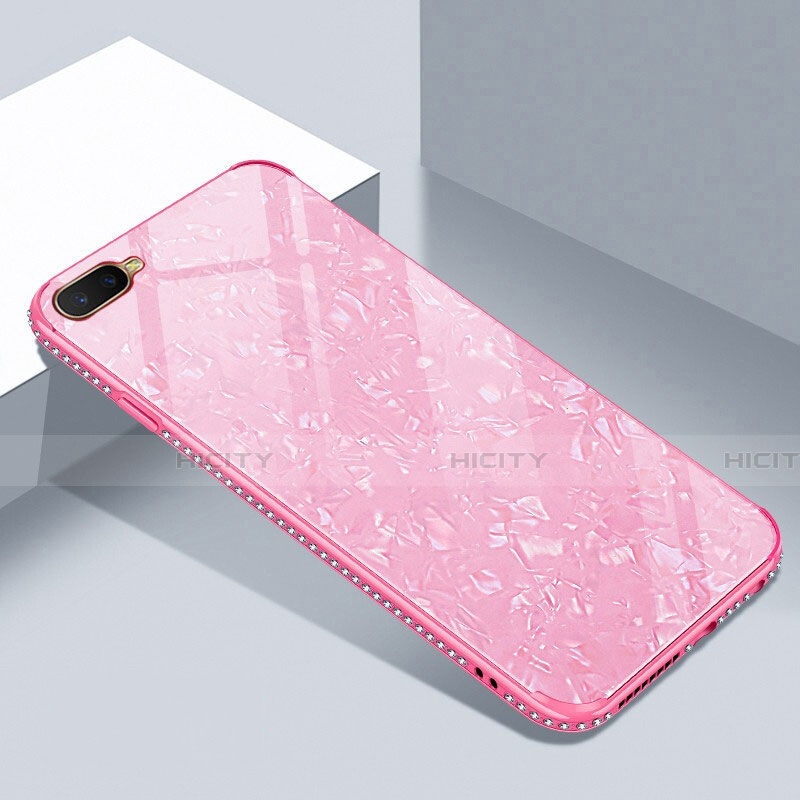 Custodia Silicone Specchio Laterale Cover T02 per Oppo R15X