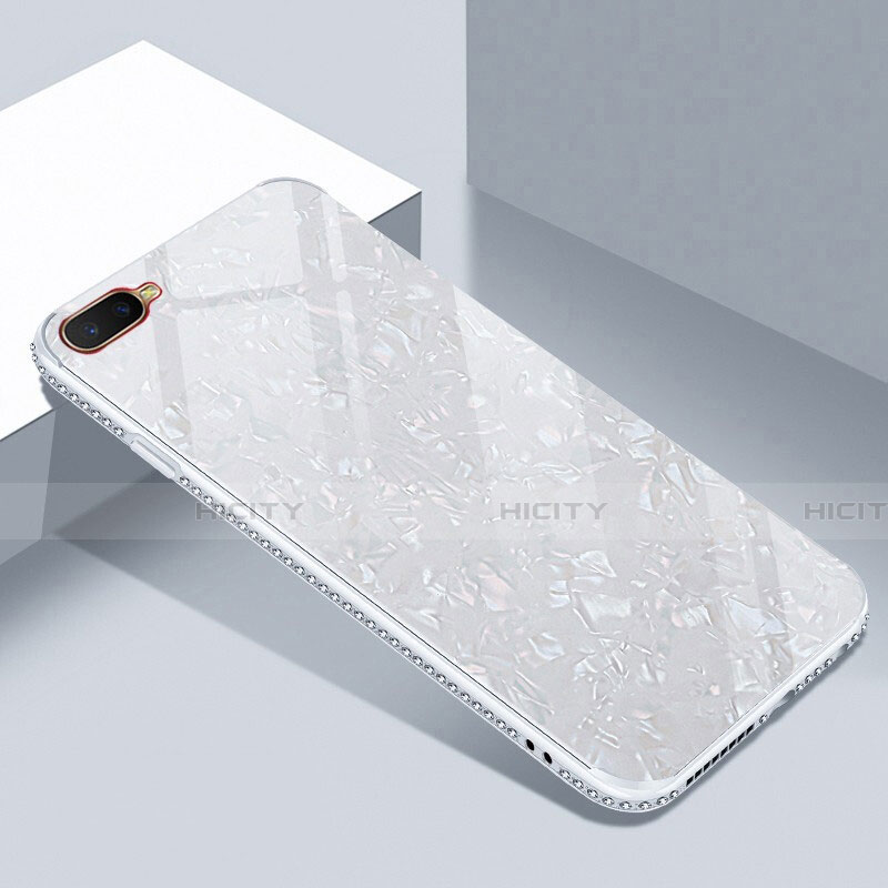 Custodia Silicone Specchio Laterale Cover T02 per Oppo R15X