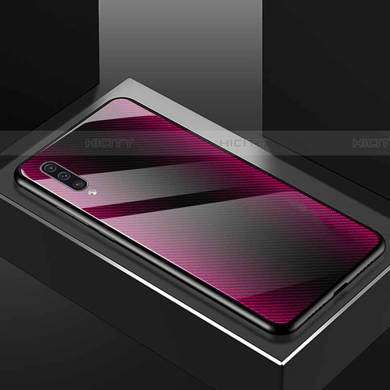 Custodia Silicone Specchio Laterale Cover T02 per Samsung Galaxy A70