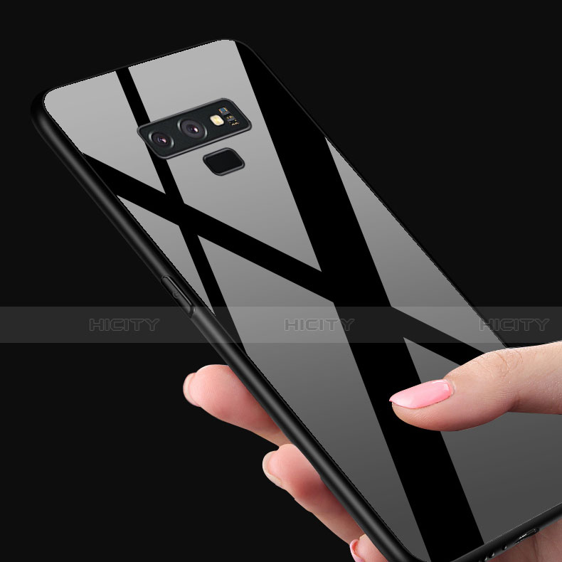 Custodia Silicone Specchio Laterale Cover T02 per Samsung Galaxy Note 9