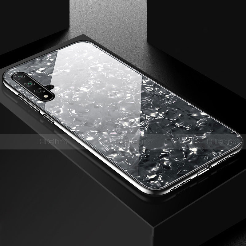 Custodia Silicone Specchio Laterale Cover T03 per Huawei Nova 5