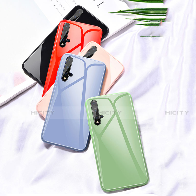 Custodia Silicone Specchio Laterale Cover T05 per Huawei Nova 5T