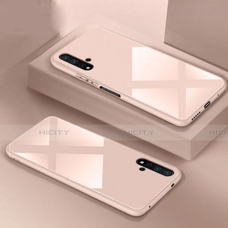 Custodia Silicone Specchio Laterale Cover T05 per Huawei Nova 5T