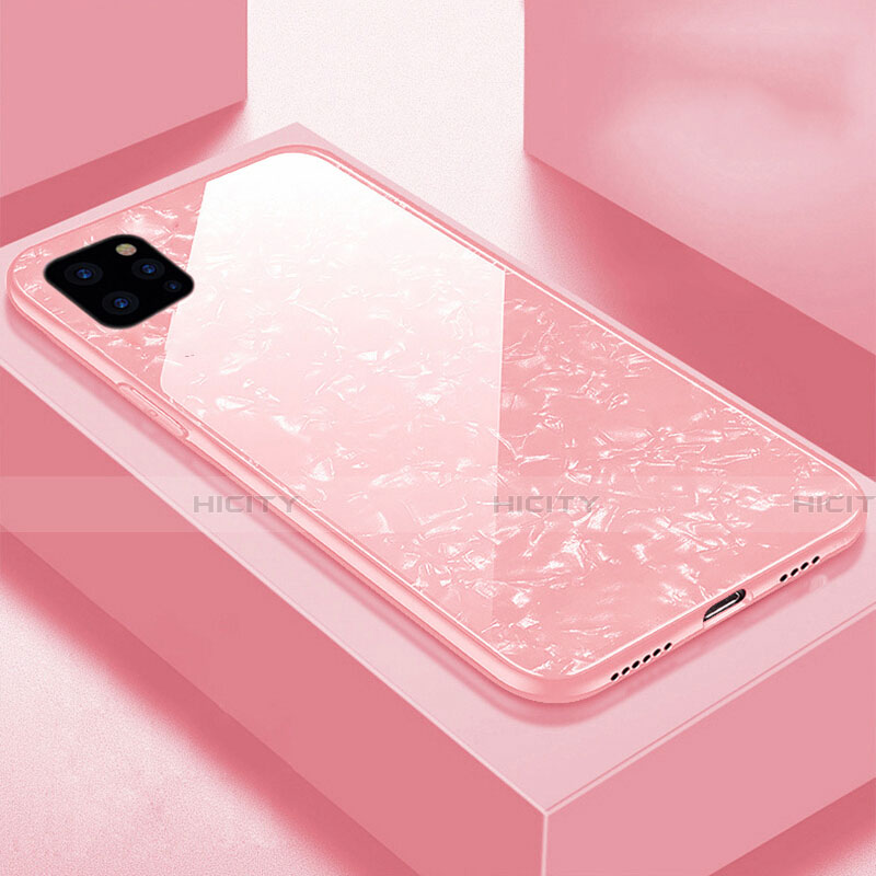 Custodia Silicone Specchio Laterale Cover T06 per Apple iPhone 11 Pro Rosa