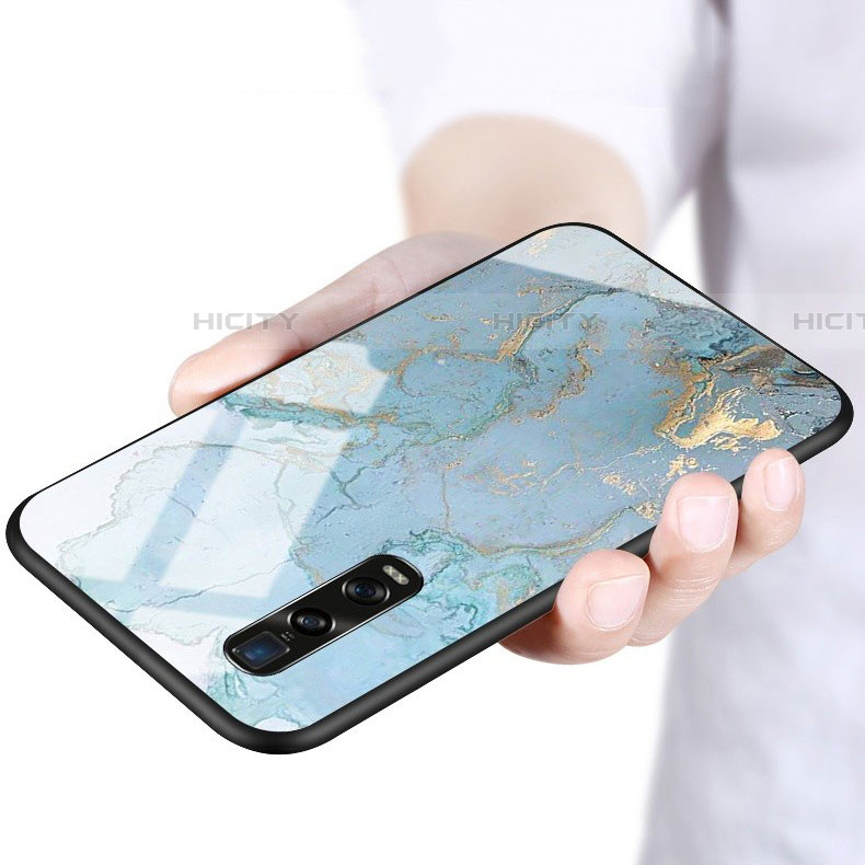 Custodia Silicone Specchio Laterale Cover Z02 per Oppo Find X2 Pro