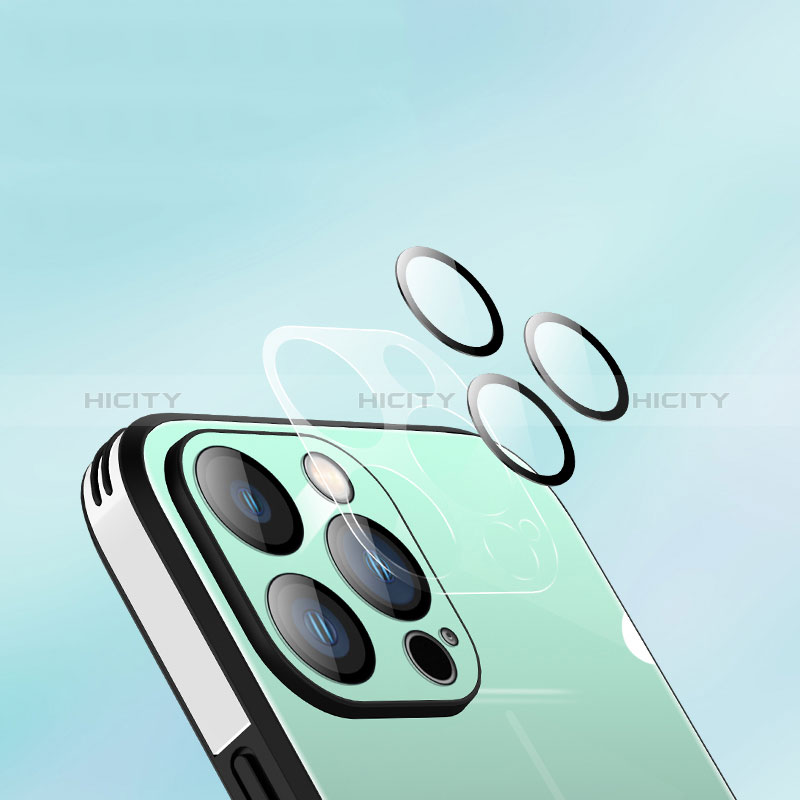 Custodia Silicone Specchio Laterale Sfumato Arcobaleno Cover AT1 per Apple iPhone 13 Pro