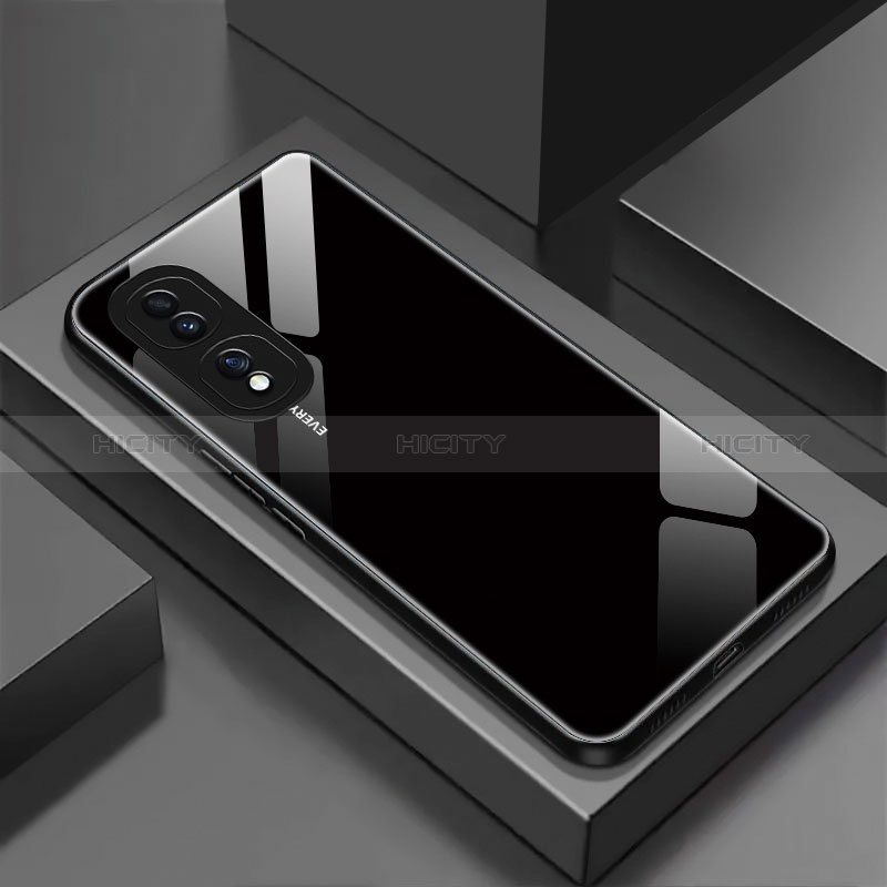 Custodia Silicone Specchio Laterale Sfumato Arcobaleno Cover JM1 per Huawei Honor 80 Pro 5G
