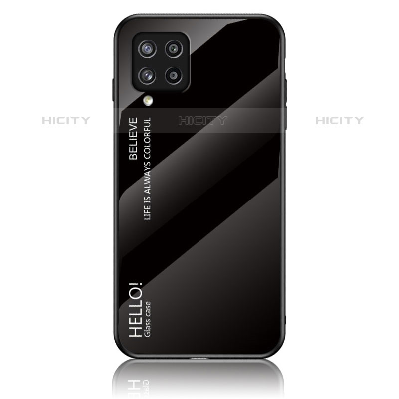 Custodia Silicone Specchio Laterale Sfumato Arcobaleno Cover LS1 per Samsung Galaxy M42 5G
