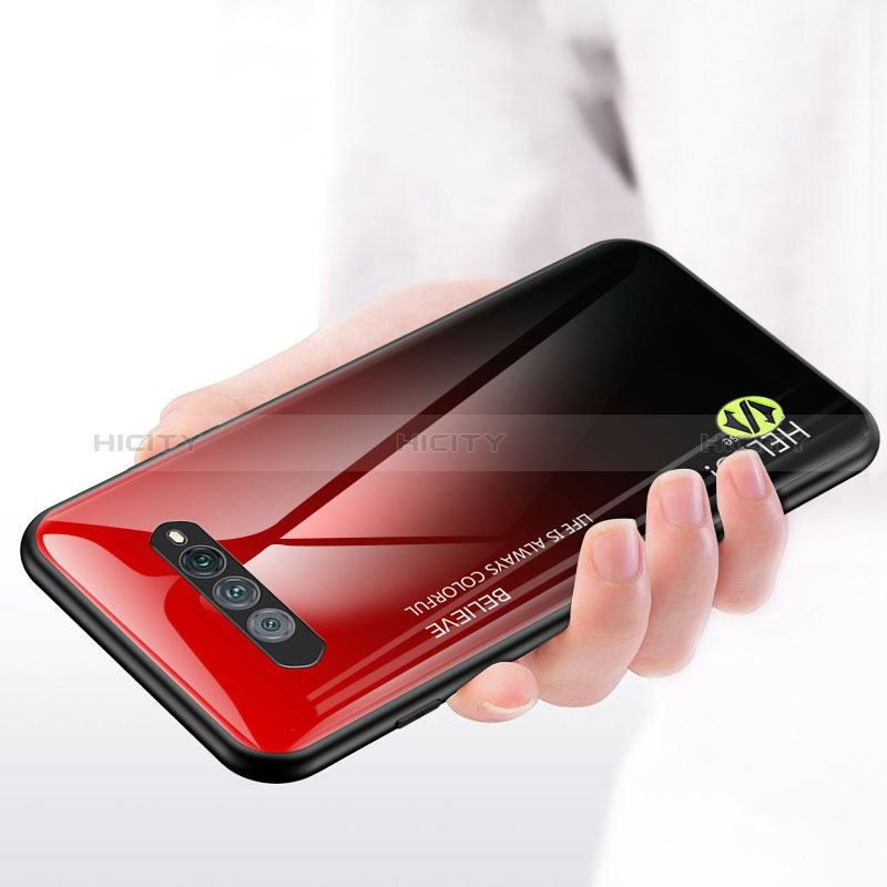 Custodia Silicone Specchio Laterale Sfumato Arcobaleno Cover LS1 per Xiaomi Black Shark 5 RS 5G