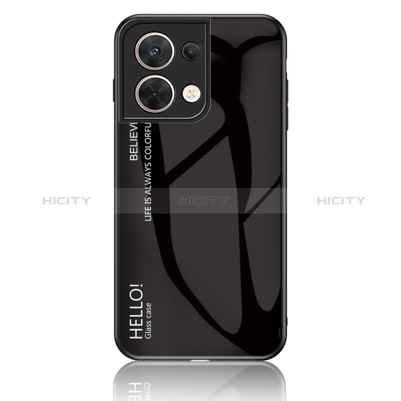 Custodia Silicone Specchio Laterale Sfumato Arcobaleno Cover LS1 per Xiaomi Redmi Note 13 5G