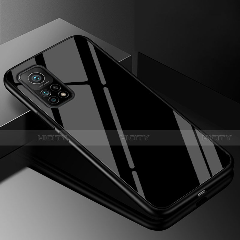 Custodia Silicone Specchio Laterale Sfumato Arcobaleno Cover per Xiaomi Mi 10T 5G
