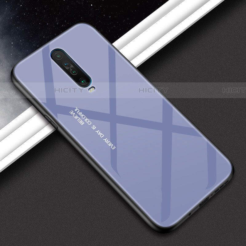 Custodia Silicone Specchio Laterale Sfumato Arcobaleno Cover per Xiaomi Redmi K30 4G