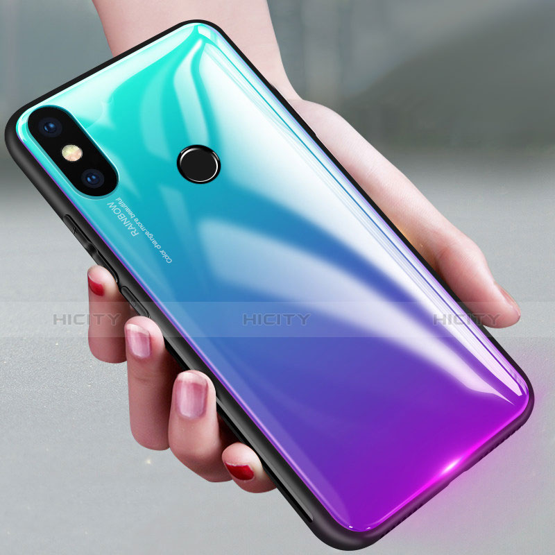 Custodia Silicone Specchio Laterale Sfumato Cover per Xiaomi Mi 6X