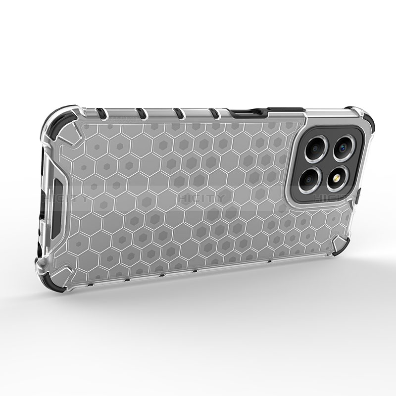 Custodia Silicone Trasparente Laterale 360 Gradi Cover AM1 per Huawei Honor X8 5G