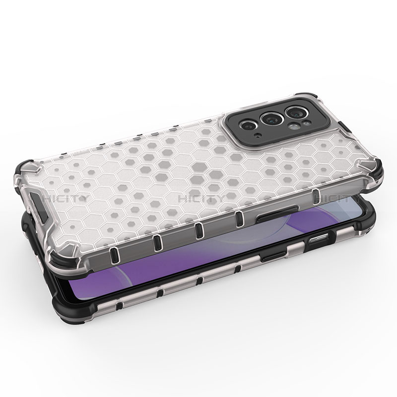Custodia Silicone Trasparente Laterale 360 Gradi Cover AM1 per OnePlus 9RT 5G