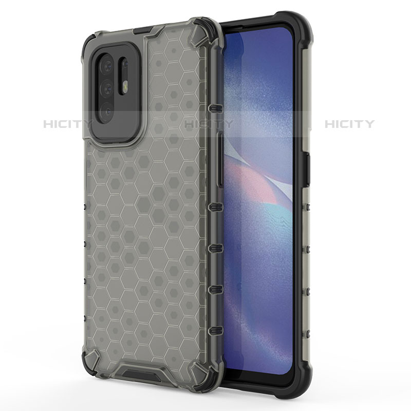 Custodia Silicone Trasparente Laterale 360 Gradi Cover AM1 per Oppo F19 Pro+ Plus 5G