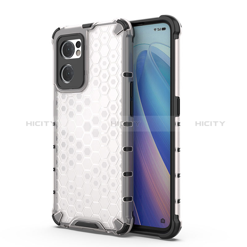 Custodia Silicone Trasparente Laterale 360 Gradi Cover AM1 per Oppo Find X5 Lite 5G