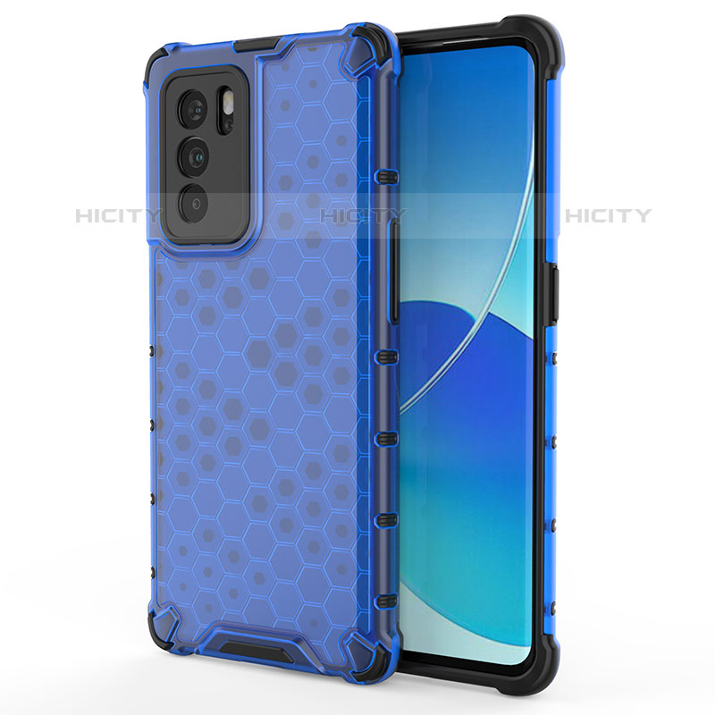 Custodia Silicone Trasparente Laterale 360 Gradi Cover AM1 per Oppo Reno6 Pro 5G India