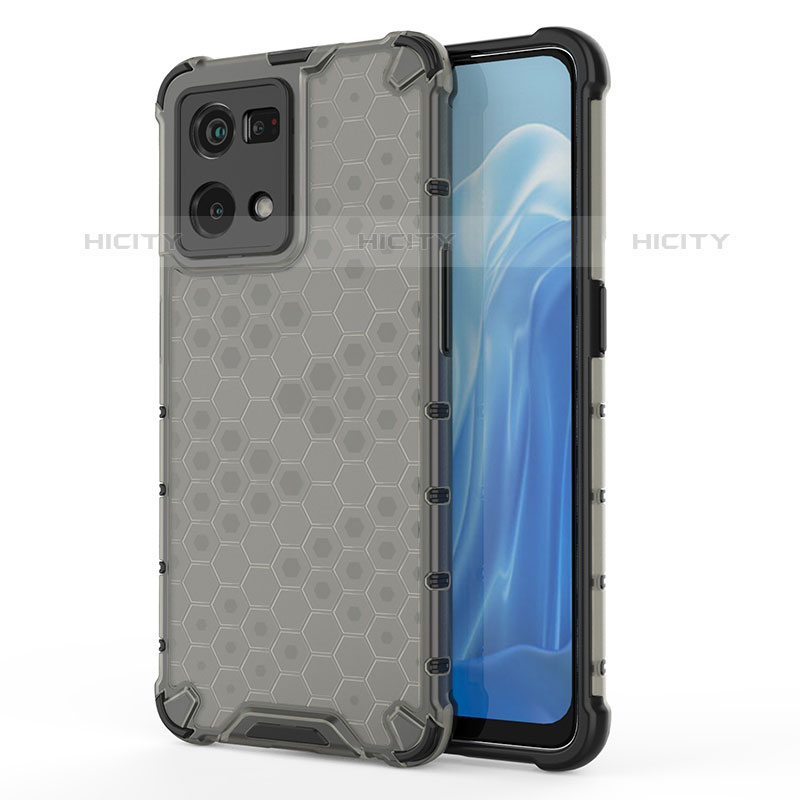 Custodia Silicone Trasparente Laterale 360 Gradi Cover AM1 per Oppo Reno7 4G