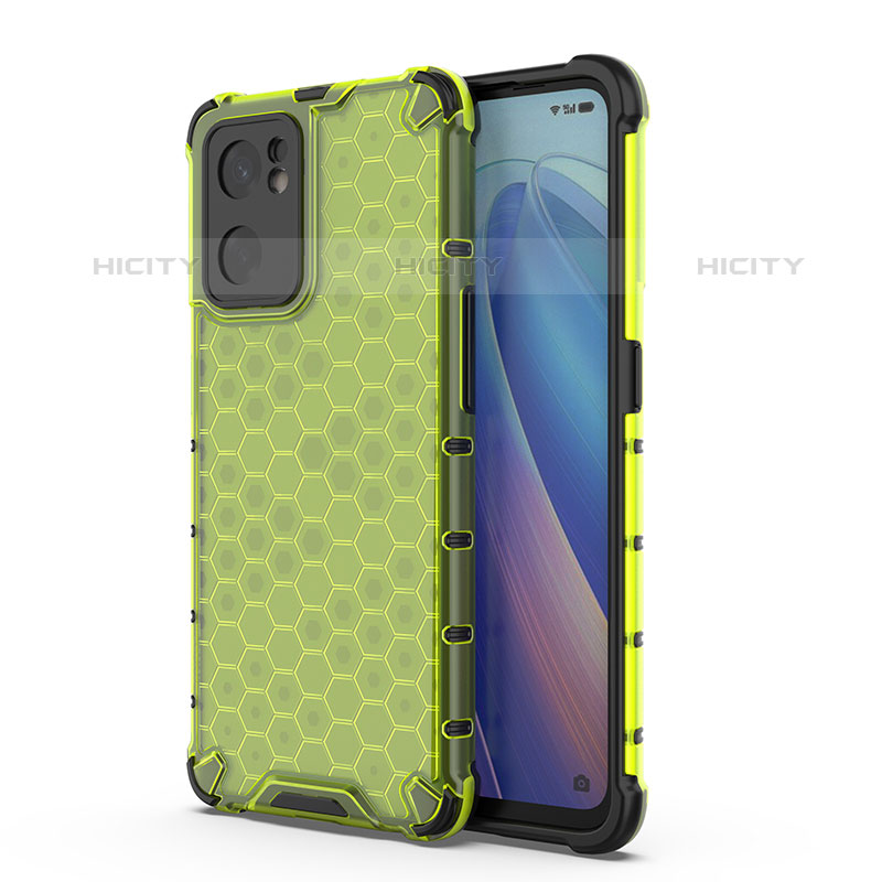 Custodia Silicone Trasparente Laterale 360 Gradi Cover AM1 per Oppo Reno7 SE 5G