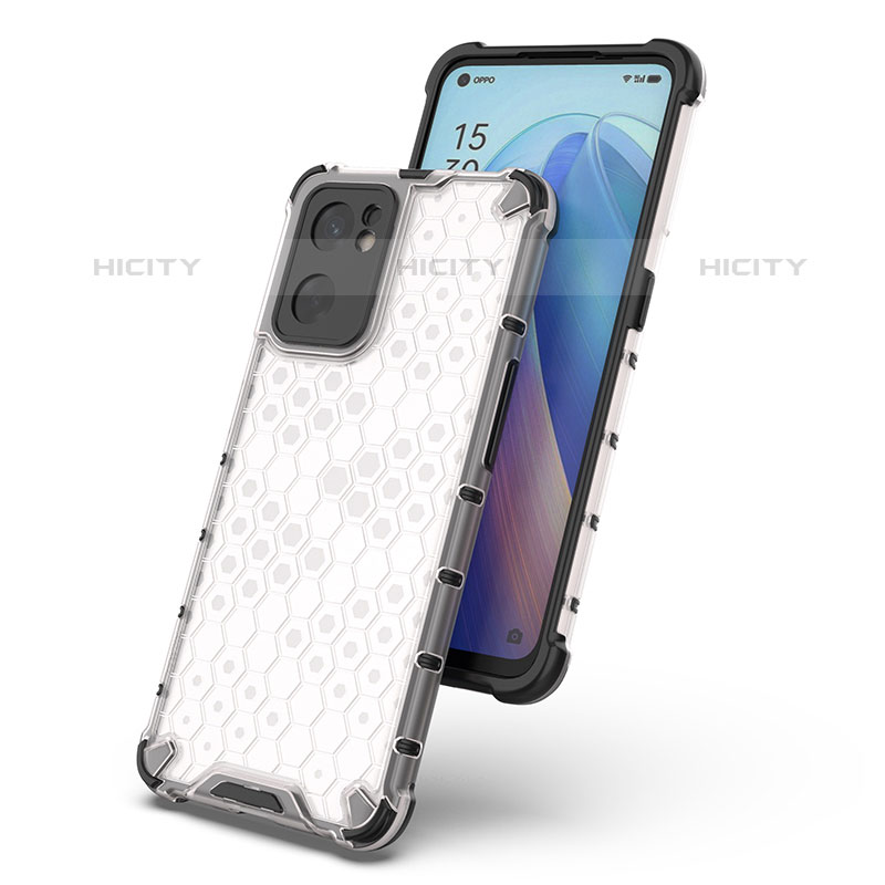 Custodia Silicone Trasparente Laterale 360 Gradi Cover AM1 per Oppo Reno7 SE 5G