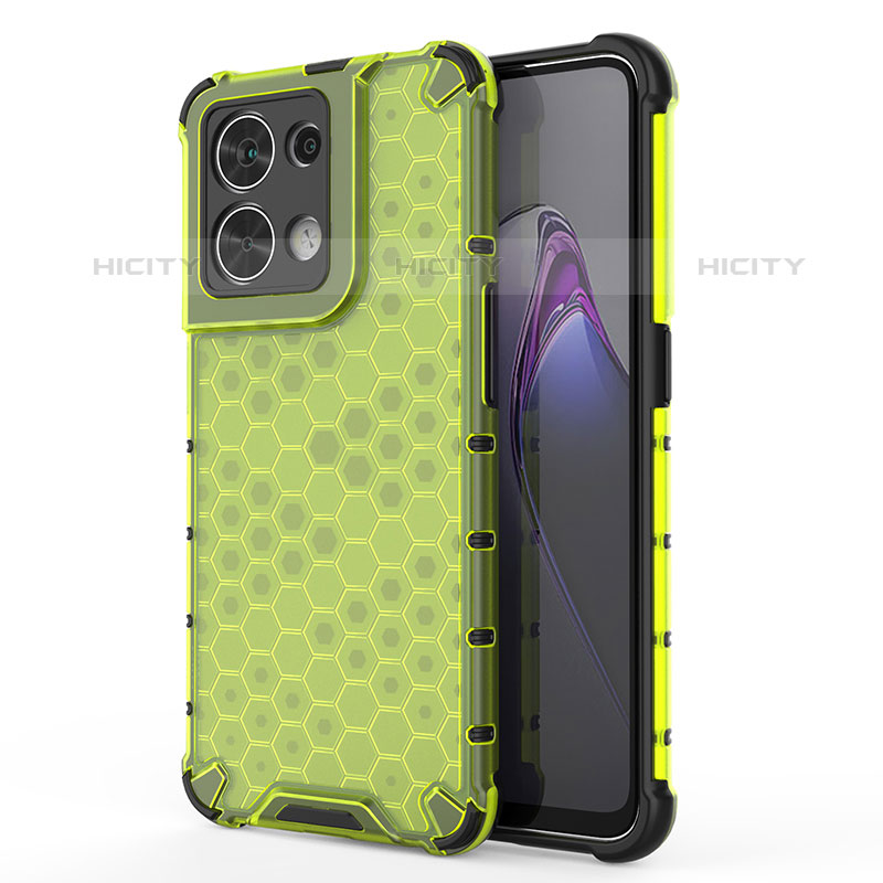 Custodia Silicone Trasparente Laterale 360 Gradi Cover AM1 per Oppo Reno8 5G