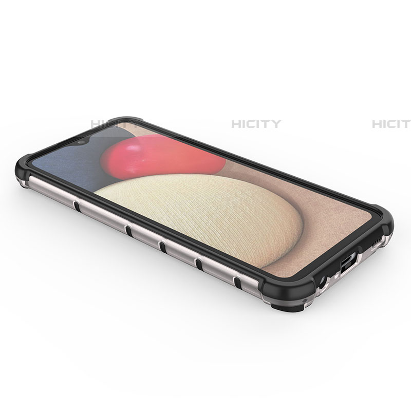 Custodia Silicone Trasparente Laterale 360 Gradi Cover AM1 per Samsung Galaxy A03s