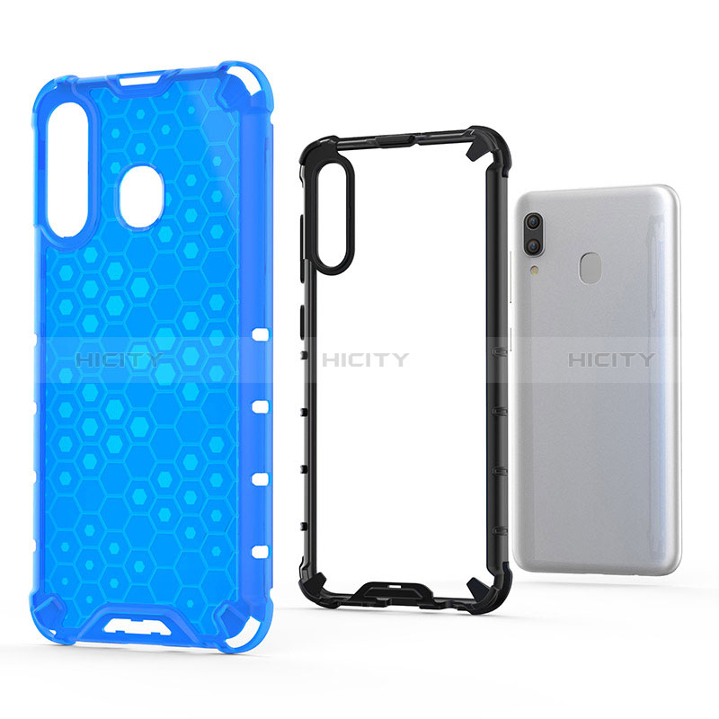 Custodia Silicone Trasparente Laterale 360 Gradi Cover AM1 per Samsung Galaxy A30