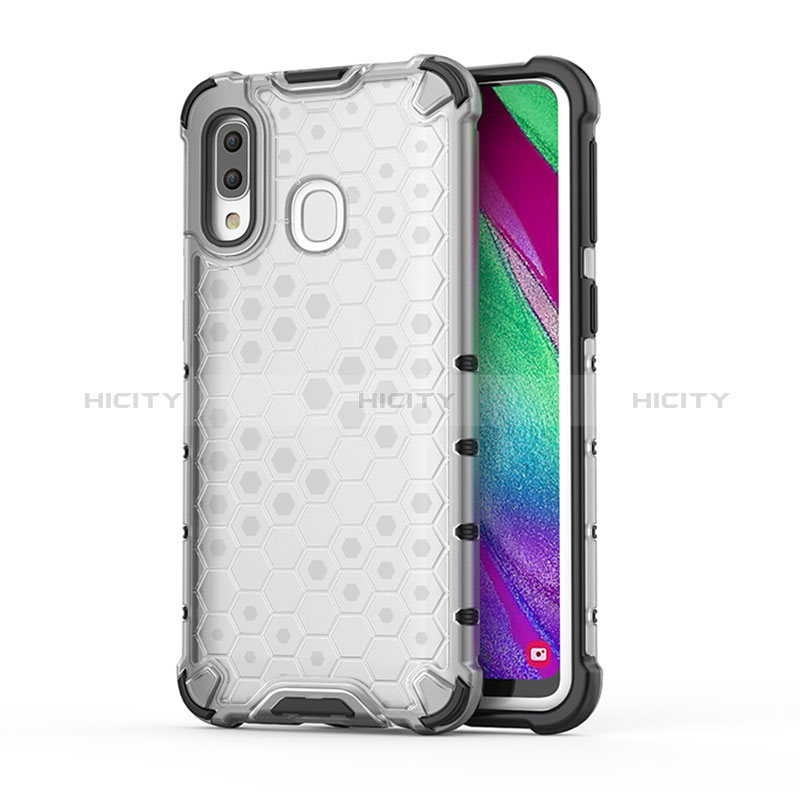 Custodia Silicone Trasparente Laterale 360 Gradi Cover AM1 per Samsung Galaxy A40